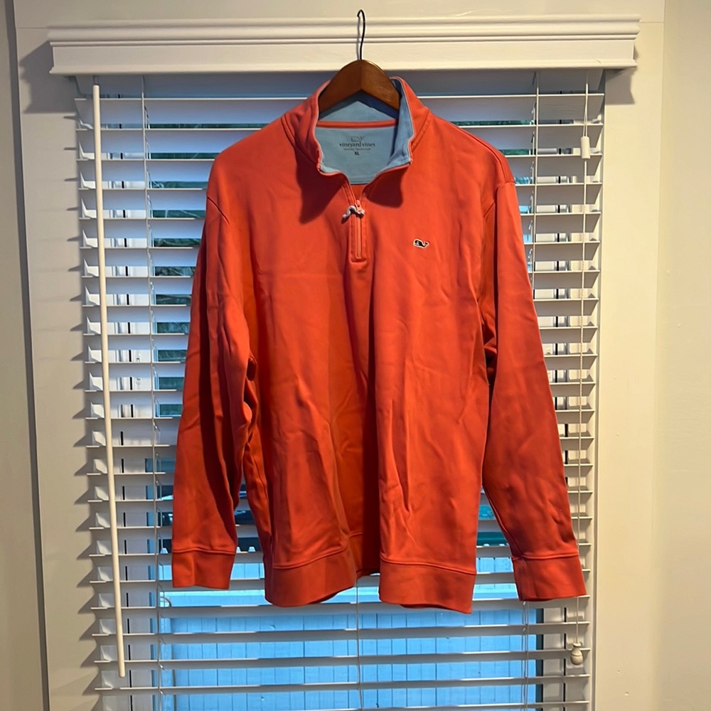 Vineyard Vines - 1/4 Zip Long Sleeve Shirt - Pink